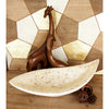 White/Gray Bosonohy Shell Decorative Bowl #LX4003