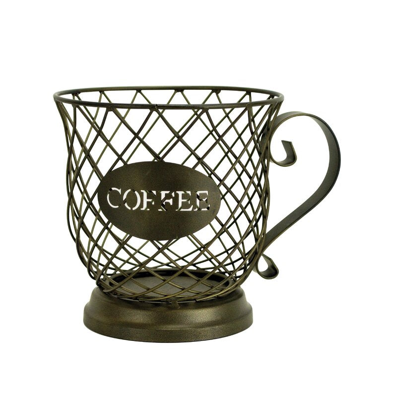 Boston Warehouse Trading Corp 25 Pod Kup Keepers Holder Coffee Cup and Diamond Design for Coffee and Espresso Pod Storage