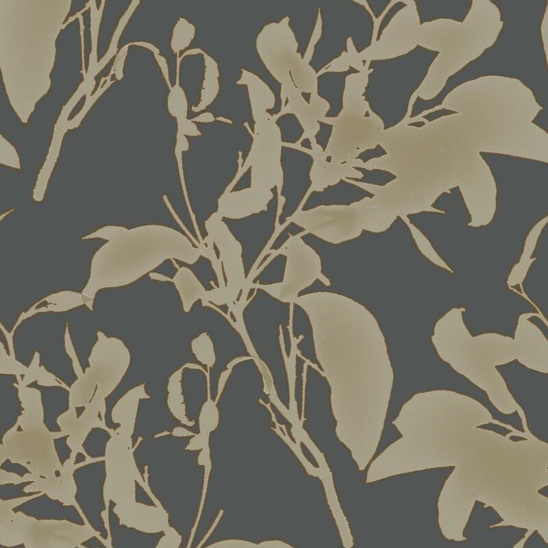 Botanical Silhouette 32.8' L x 20.8" W Wallpaper Roll HAS235