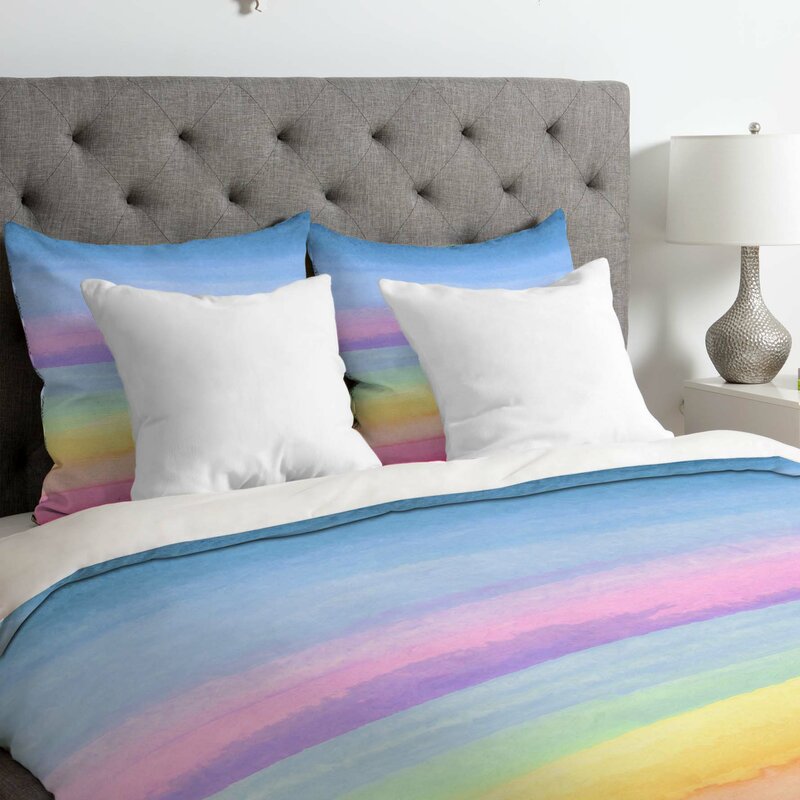 Bouck Rainbow  Queen Ombre Duvet Cover K8717