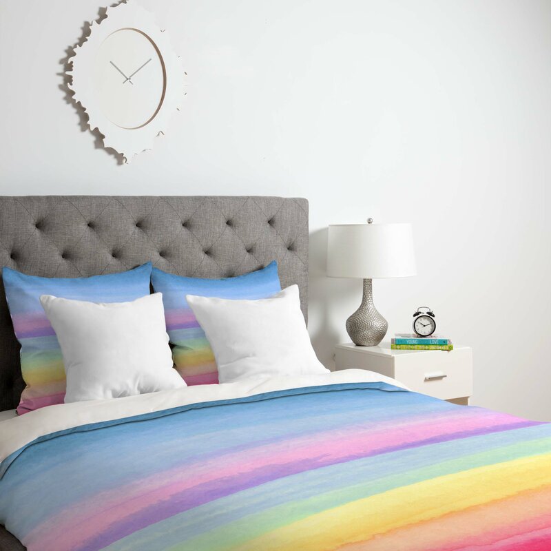 Bouck Rainbow  Queen Ombre Duvet Cover K8717