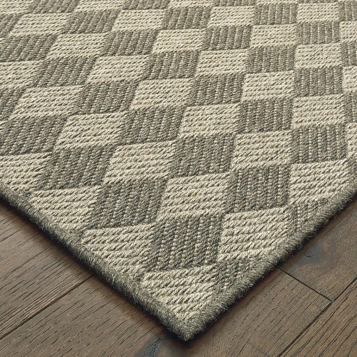 Boucle Wool Gray Rug 7'10 x 10'10" LX4562