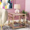 Boulogne 22.5'' Tall Glass End Table
