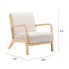Bourgoin 25.6'' Wide Armchair