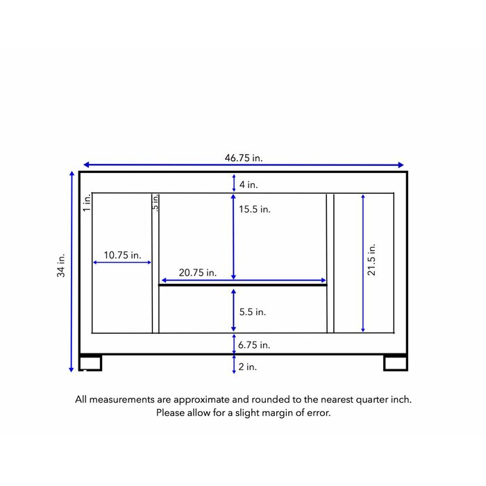 Bournon 48" Single Bathroom Vanity
