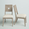 Bourquin Side Chair in Beige (Set of 2)