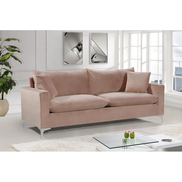 Boutwell Velvet 81.5" Square Arm Sofa