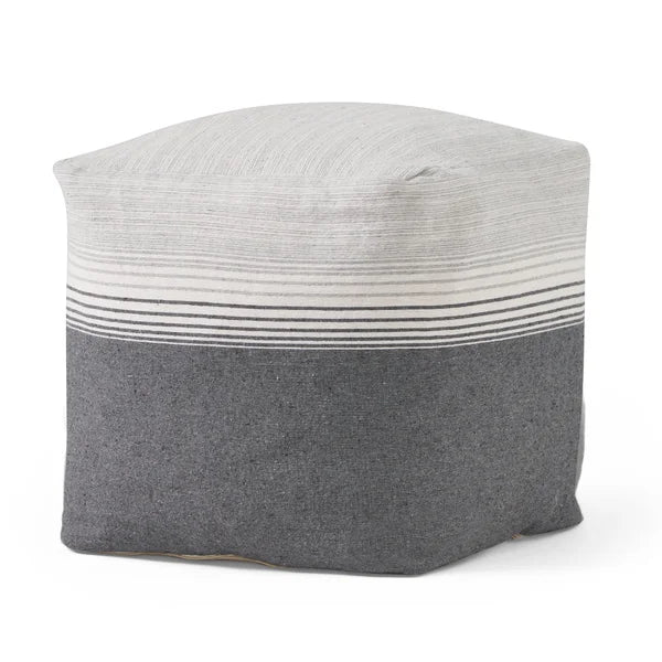 Boven 16'' Wide Square Pouf Ottoman