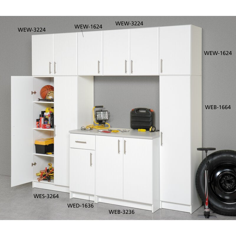 Bovey 65" H x 32" W x 16" D Storage Cabinet