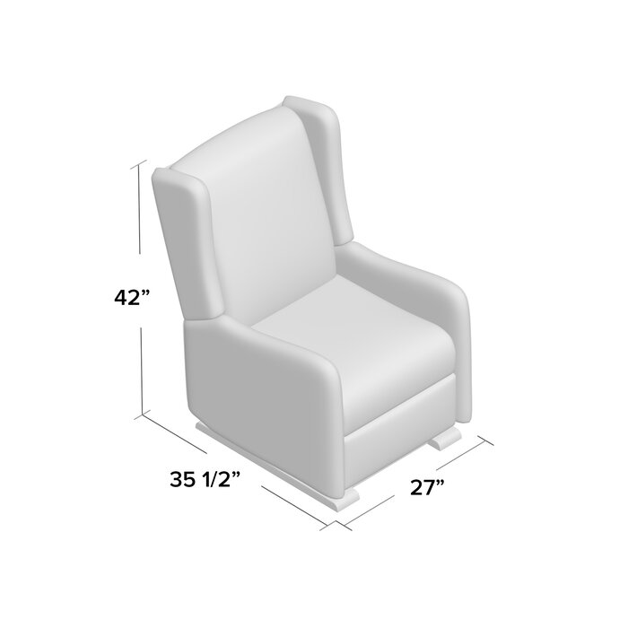 Bovina Manual Glider Recliner, Gray TTR372
