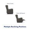 Bovina Manual Glider Recliner, Gray TTR372