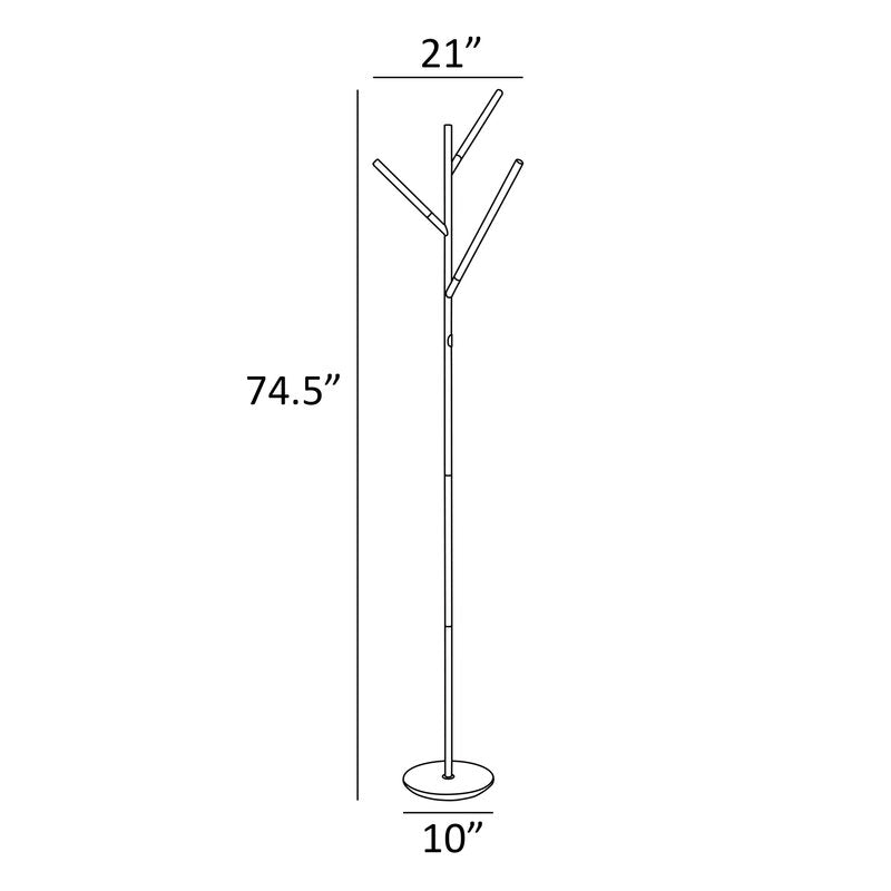Bowdin 75" LED Tree  Floor Lamp CA323