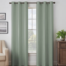 Load image into Gallery viewer, Bowen Absolute Zero Solid Max Blackout Thermal Grommet Curtain Panel (Set of  2) 7016
