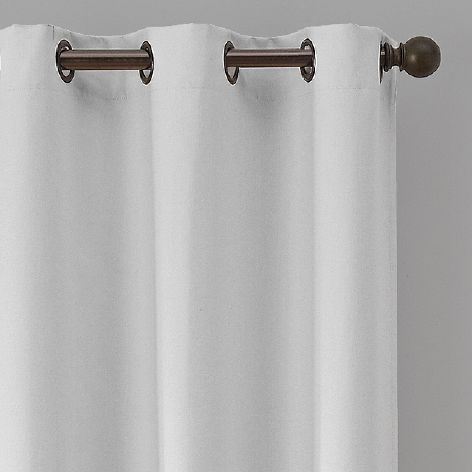 Bowen Absolute Zero Solid Max Blackout Thermal Grommet Two-Single Curtain Panel AS217