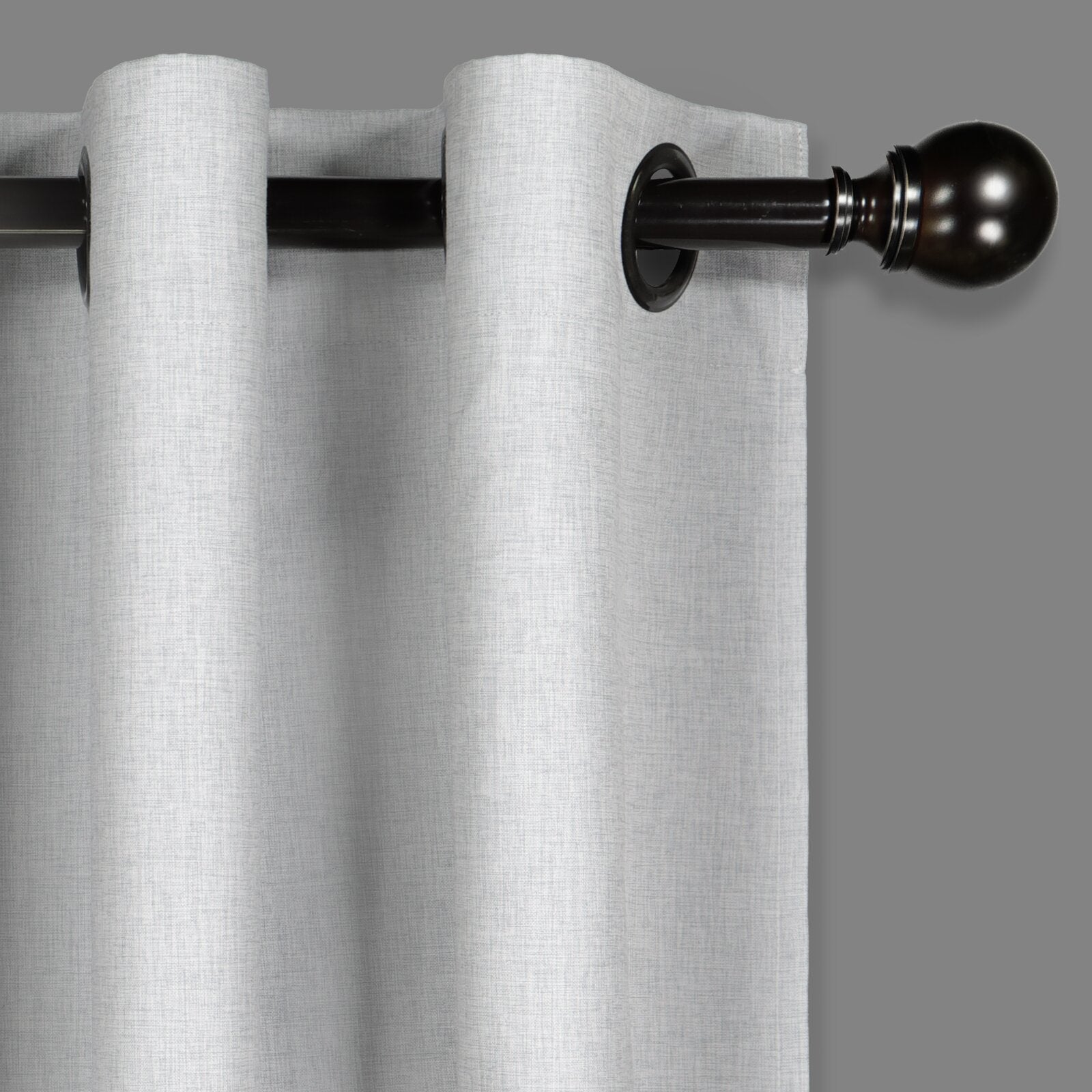 Bowen Absolute Zero Solid Max Blackout Thermal Grommet Two-Single Curtain Panel AS217