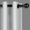 Bowen Absolute Zero Solid Max Blackout Thermal Grommet Two-Single Curtain Panel AS217