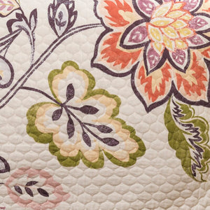 King Coral Bowker Reversible Quilt Set 2391