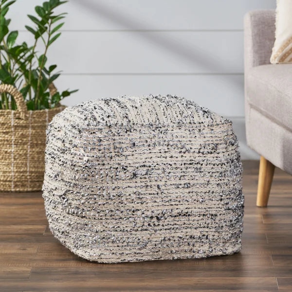 Bowmont 16'' Wide Square Pouf Ottoman