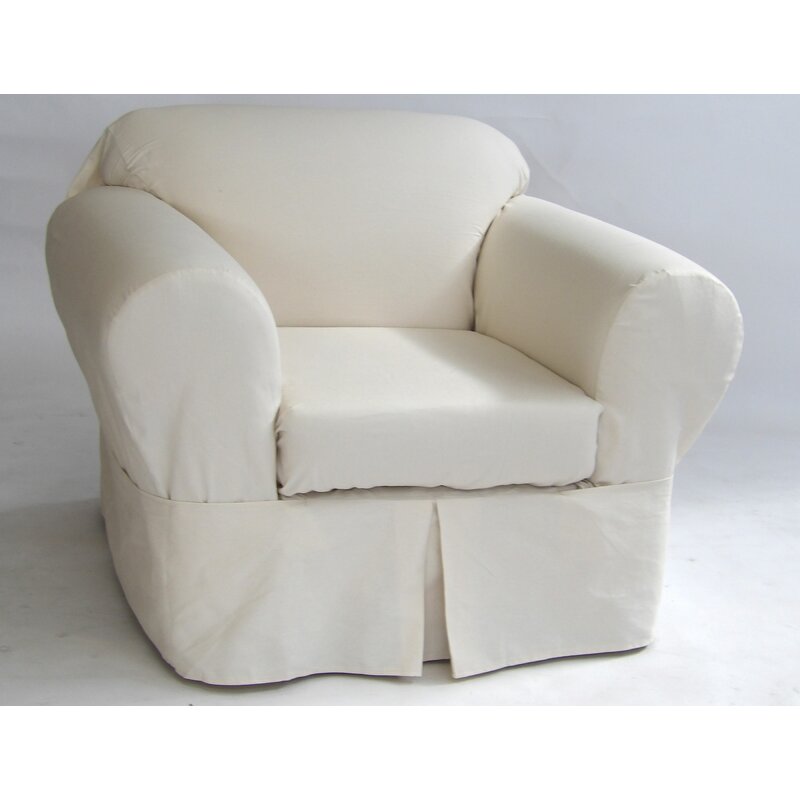 Box Cushion Armchair Slipcover