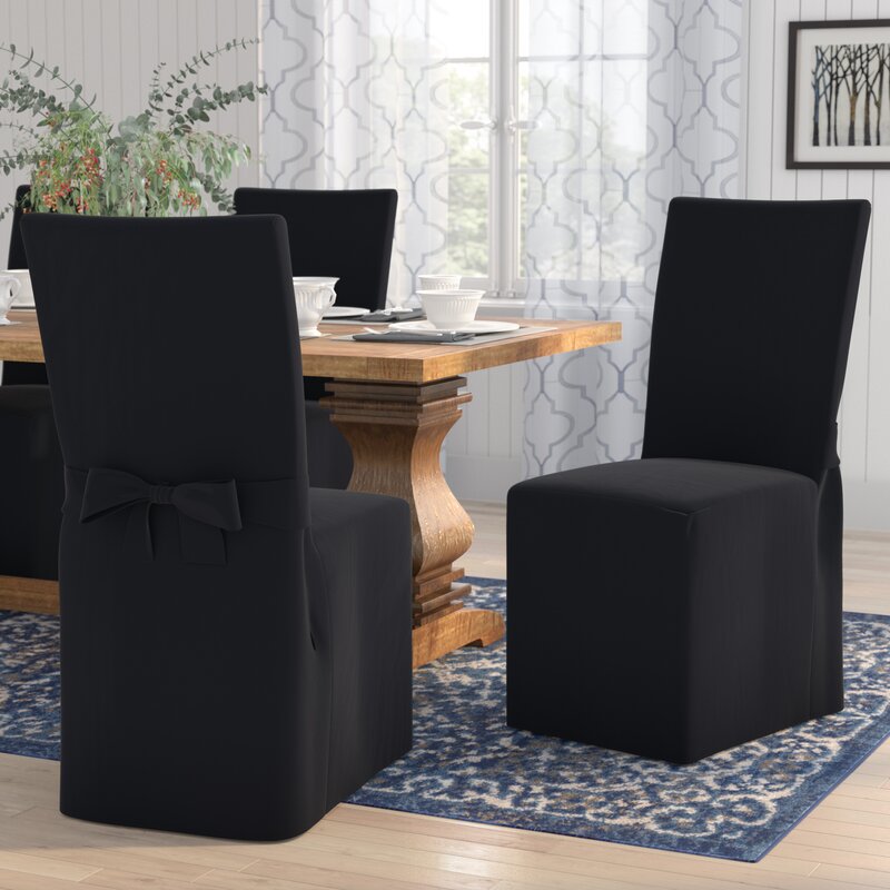 Black Box Cushion Dining Chair Slipcover