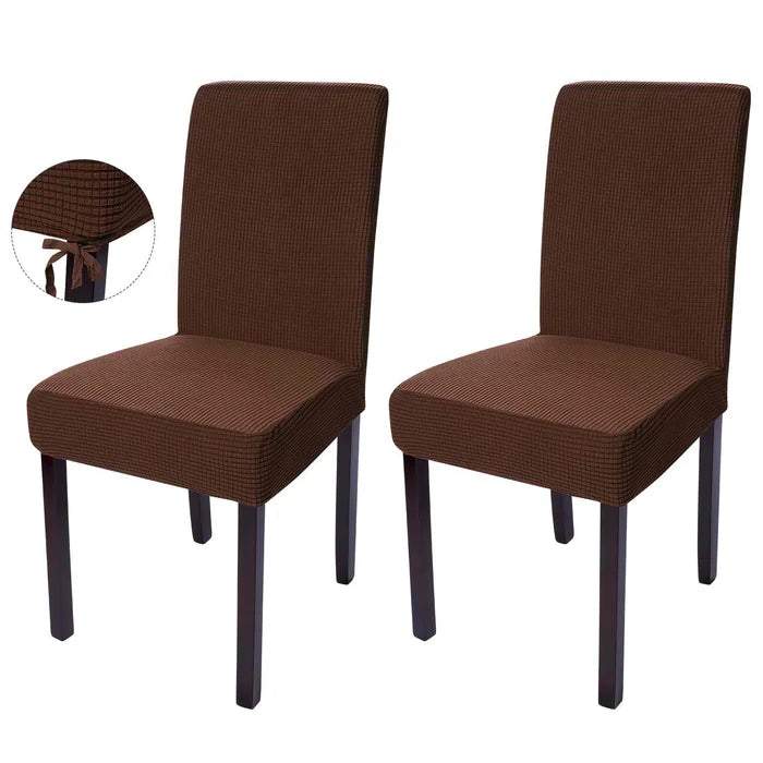 Box Cushion Dining Chair Slipcover, (Set of 4)