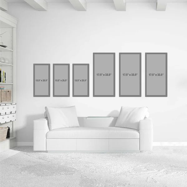 52.5" W x 33.5" H x 1" D Breakwater Boats by Danita Delimont - 3 Piece Picture Frame Photograph