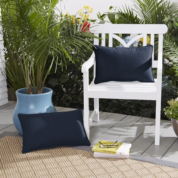 16" x 26" Breandán Outdoor Rectangular Pillow Cover & Insert (Set of 2)