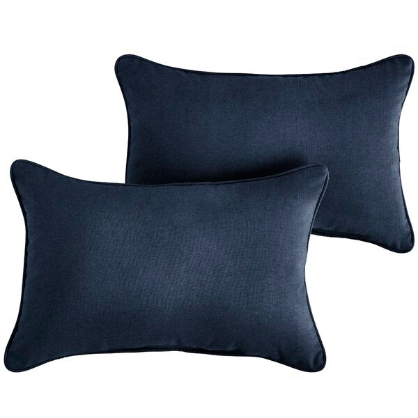 16" x 26" Breandán Outdoor Rectangular Pillow Cover & Insert (Set of 2)