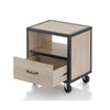 Bresnahan Rectangular Rustic 1 Drawer Nightstand #HA740