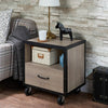 Bresnahan Rectangular Rustic 1 Drawer Nightstand #HA740