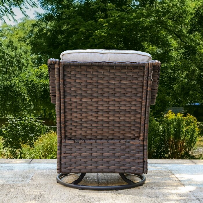 Brice rocking on sale swivel patio chair