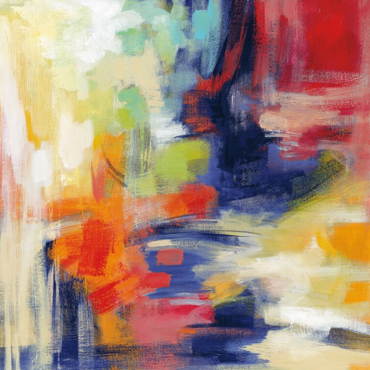 30" H x 30" W x 1.25" D Bright Kyoto Summer by Silvia Vassileva Unframed Painting on Canvas