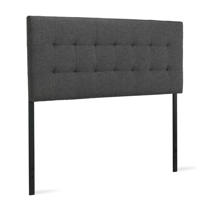 Brinton Upholstered Panel Headboard, Gray - Queen (#K1162)