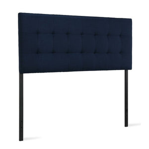 Brinton Upholstered Panel Headboard, Blue - Queen (#59)