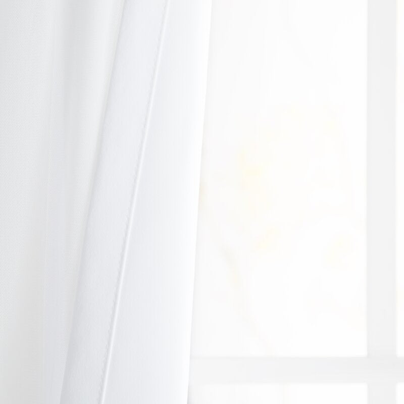 Brockham Solid Room Darkening Grommet Curtain Panels (Set of 2) RA168