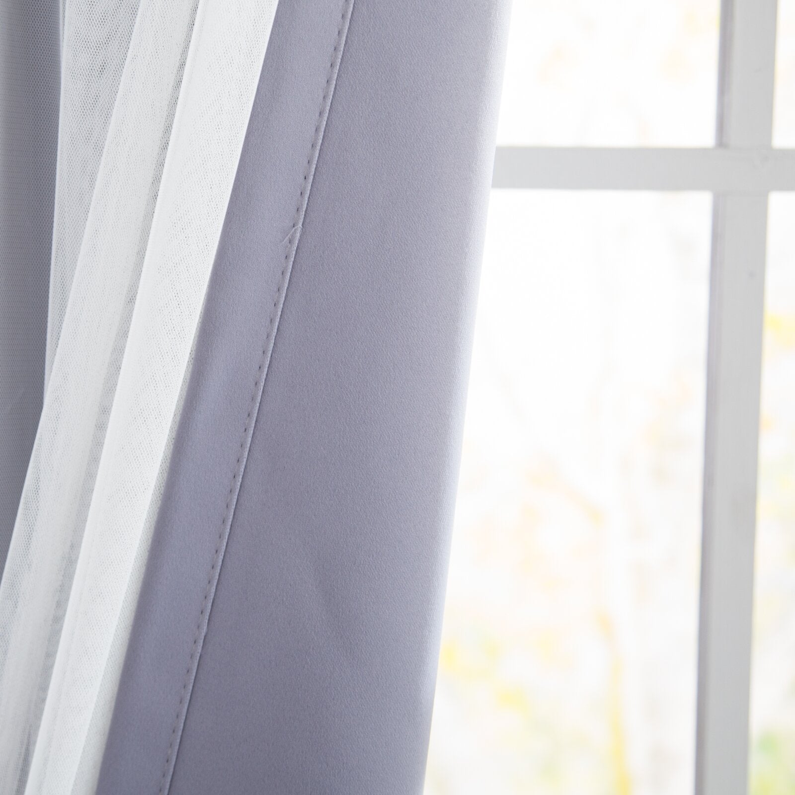 Brockham Solid Room Darkening Grommet Curtain Panels (Set of 2) SC676