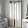 SET OF 2 Brockham Solid Room Darkening Grommet Curtain Panels