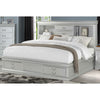 Brodeur Storage Platform Bed, Platinum - King (#K1245 - 3 BOXES)