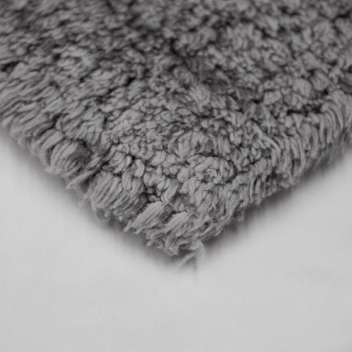 20" W x 34" L Dark Gray Brooklyn Bath Rug Rectangle