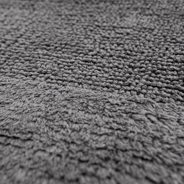20" W x 34" L Dark Gray Brooklyn Bath Rug Rectangle