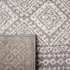 3' x 5' Brookwood Southwestern Area Rug in Dark Gray/Ivory