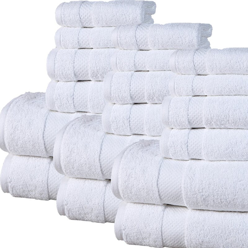 Brynesha 18 Piece 100% Cotton Towel Set