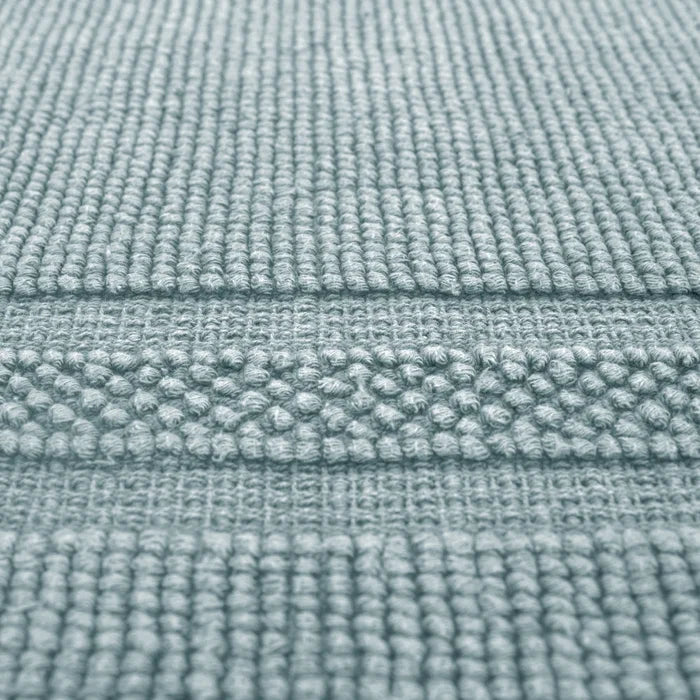 17" W x 24" L Gray Blue Bryson Bath Rug (Set of 2)