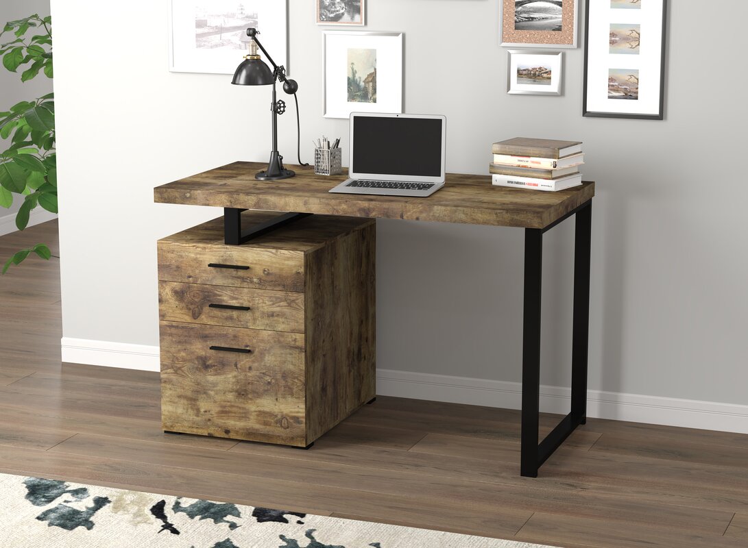 Buckingham Desk, Brown **AS IS** (#K4069)