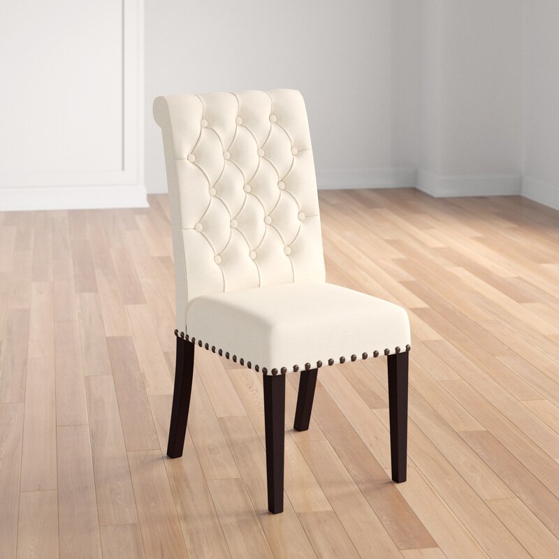 Bumgardner Tufted Side Chair in Beige (Set of 2) SHB588