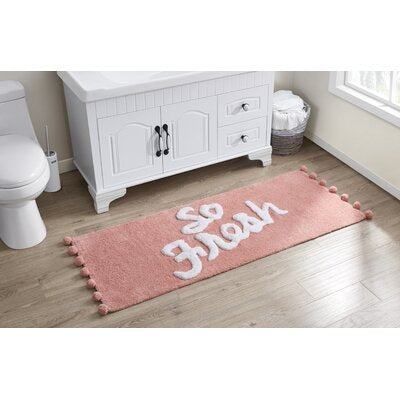 Buntingford So Fresh Pom Pom Statement Bath Rug - #RA116
