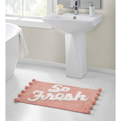 Buntingford So Fresh Pom Pom Statement Bath Rug - #RA116