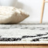Burch Geometric Area Rug in Ivory/Black 9 x 12