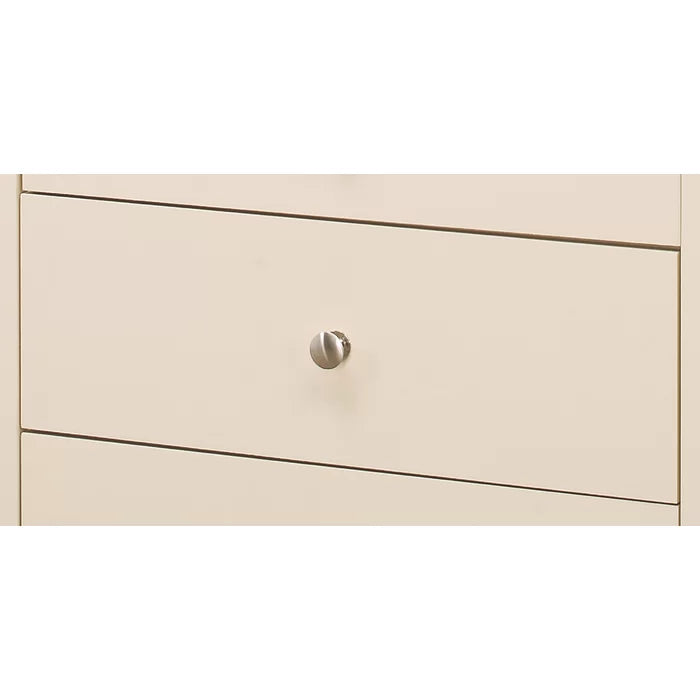 Beige Burchinal Solid + Manufactured Wood Nightstand
