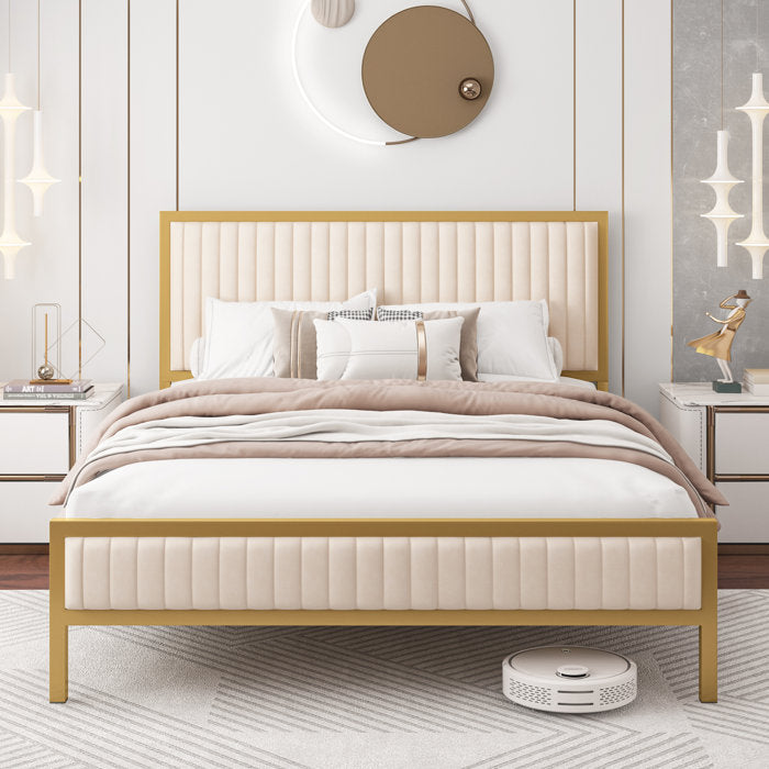 Burglind Upholstered Bed, Queen